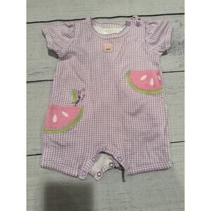First Moments Short Sleeve Romper